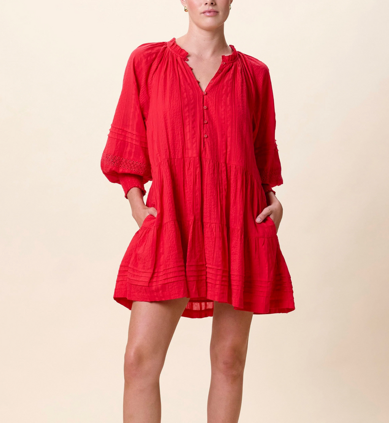 Cleobella - Meadow Mini Dress - Gogi Berry