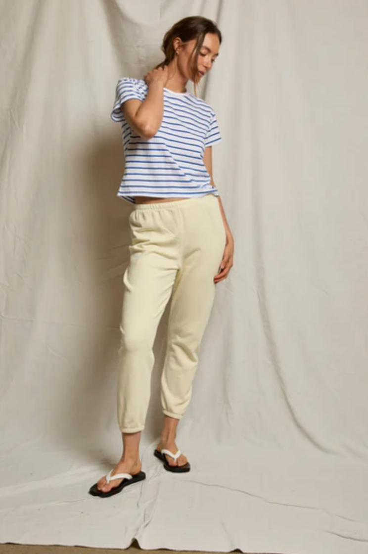 PerfectWhiteTee - Johnny Sweatpant - Custard