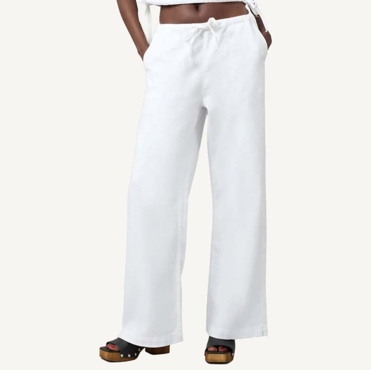 LOLA DENIM - Remy Mid Rise Cotton Trouser - Daydream Wash
