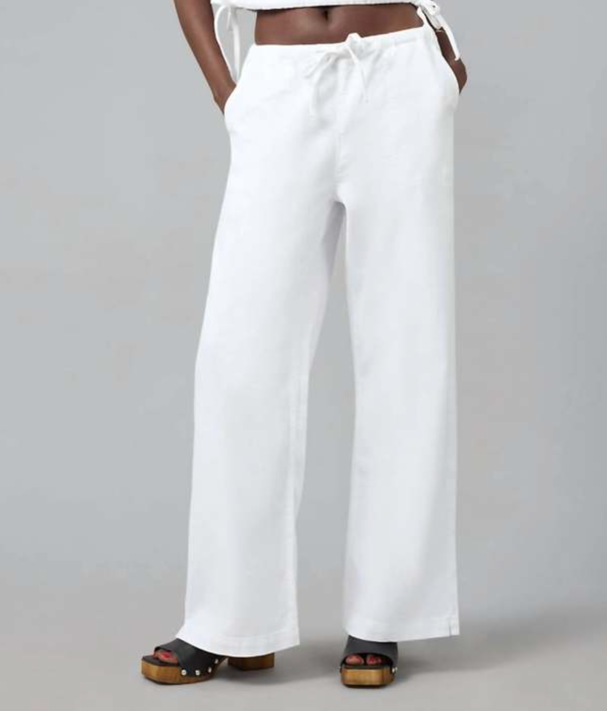 LOLA DENIM - Remy Mid Rise Cotton Trouser - Daydream Wash