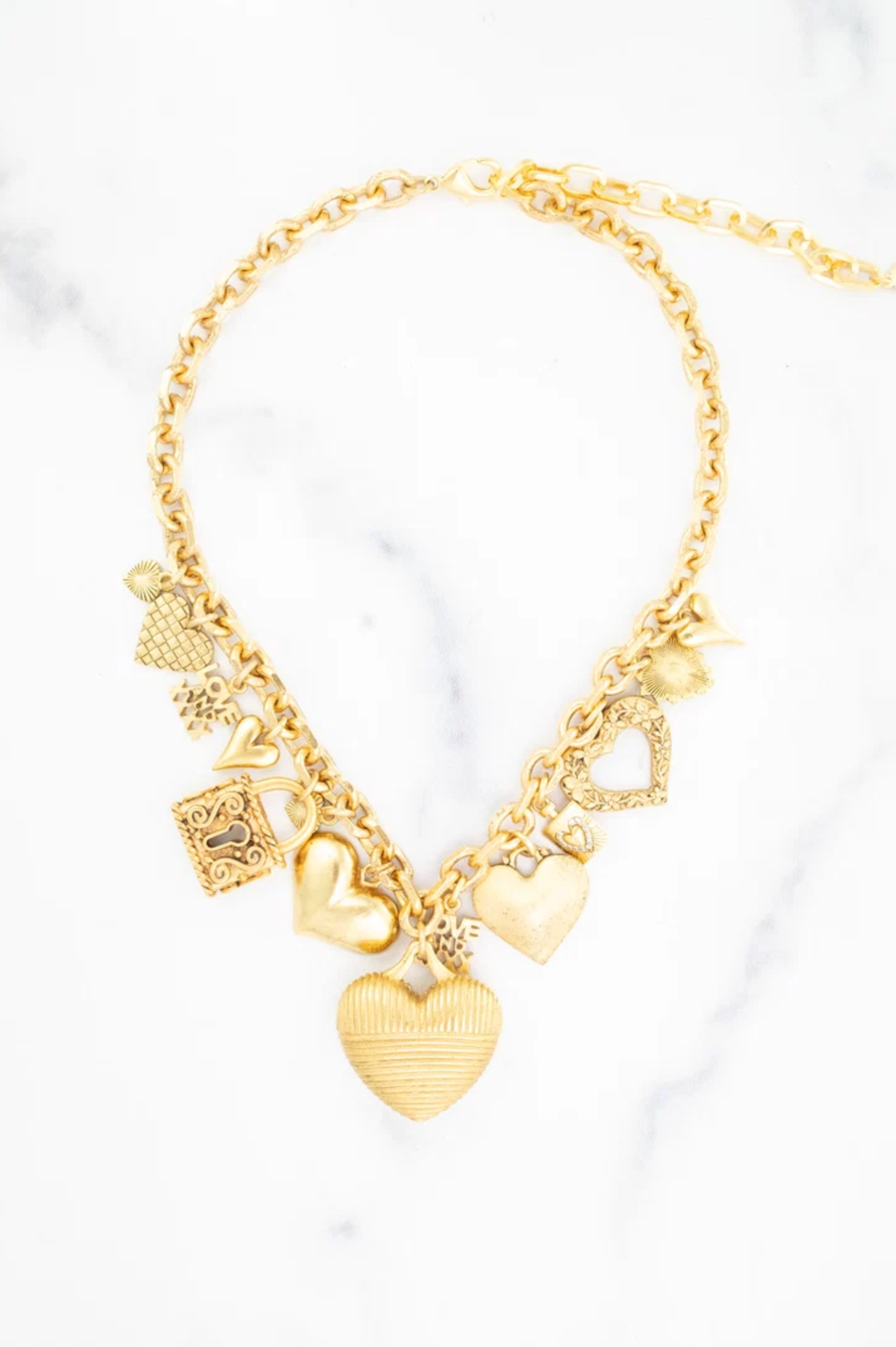 Elizabeth Cole - Love You Necklace