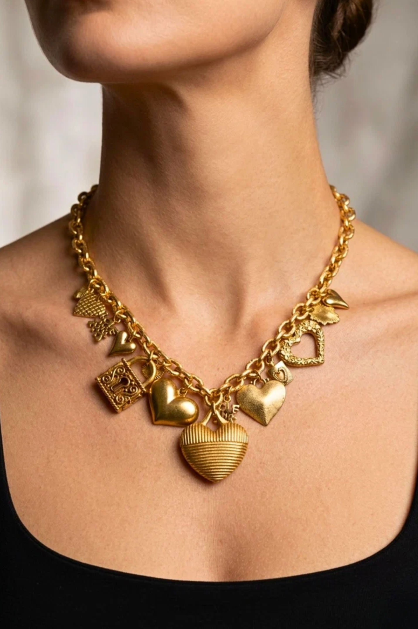 Elizabeth Cole - Love You Necklace