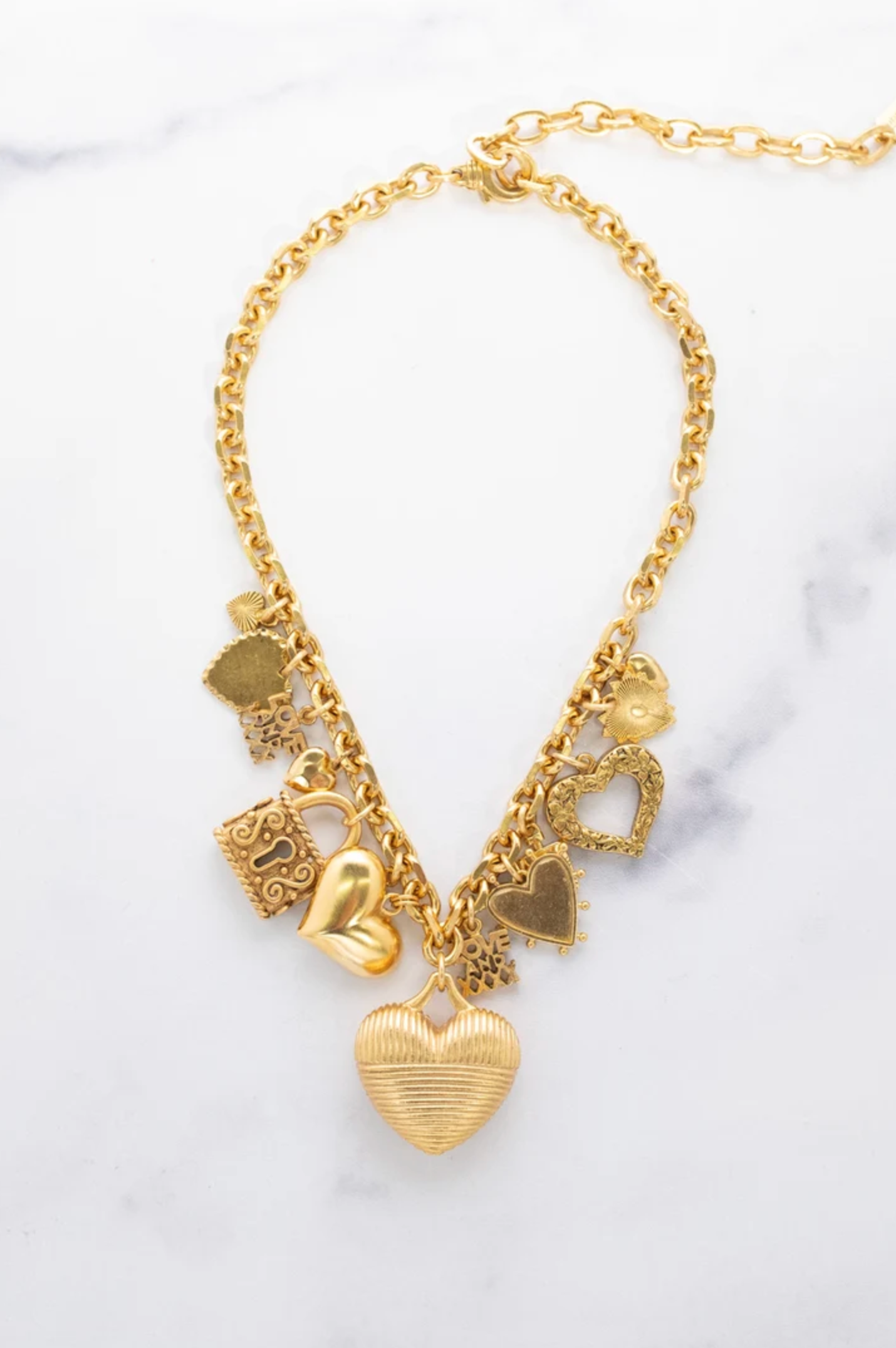 Elizabeth Cole - Love You Necklace
