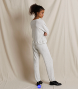 Brinley Brushed Cotton Mohair Sweatshirt - Ash