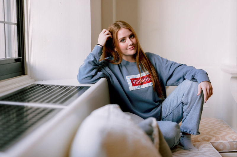 YouMahj Mahjong Chinoiserie Pannel Sweatshirt