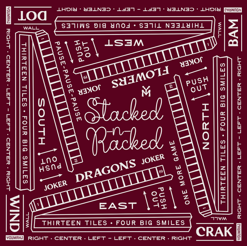 YouMahj Stacked n Racked Bandana