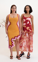 PH5 - Reversible Wavy Dress - Golden Orange