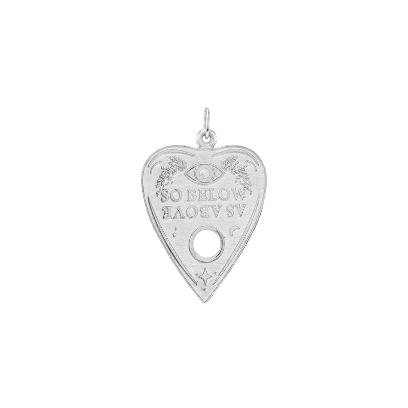 Silver Ouija Slider Pendant