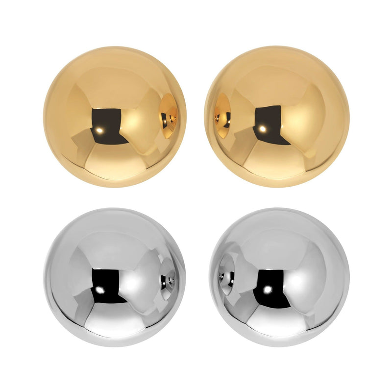 Erin Fader Jewelry - Sphere Earrings - Gold Grande