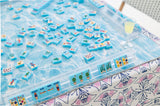 The Riviera Jet Set -  Mahjong Tiles:  Portofino Blue