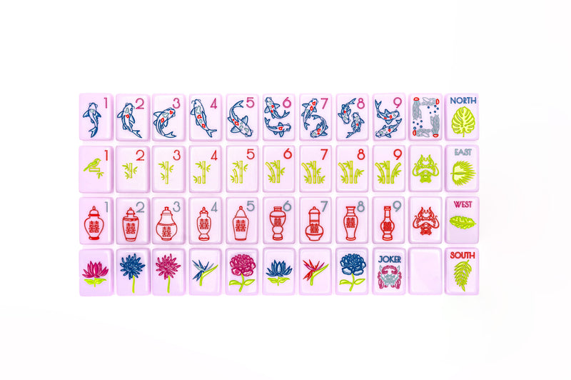The Chinoiserie Set -  Mahjong Tiles: Luxe Lilac