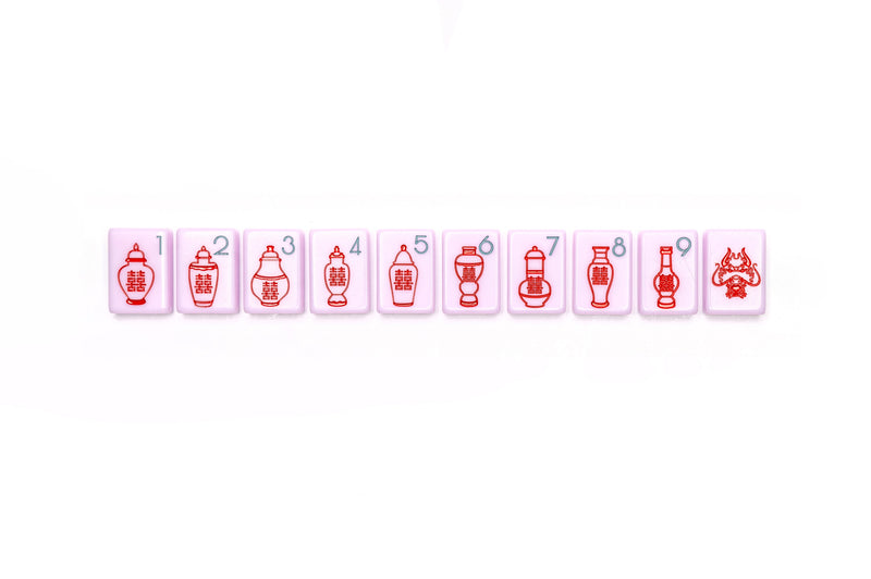 The Chinoiserie Set -  Mahjong Tiles: Luxe Lilac