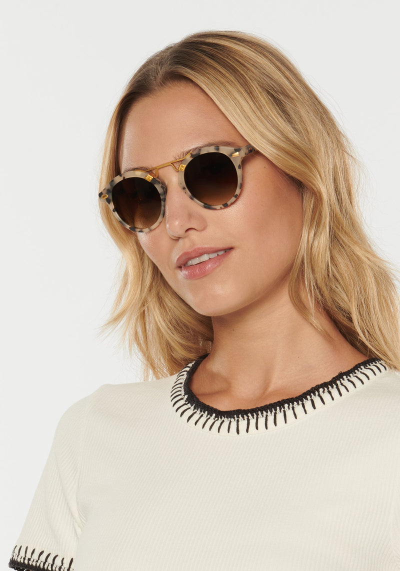 Krewe Sunglasses - St. Louis Classics - Matte Oyster 24K