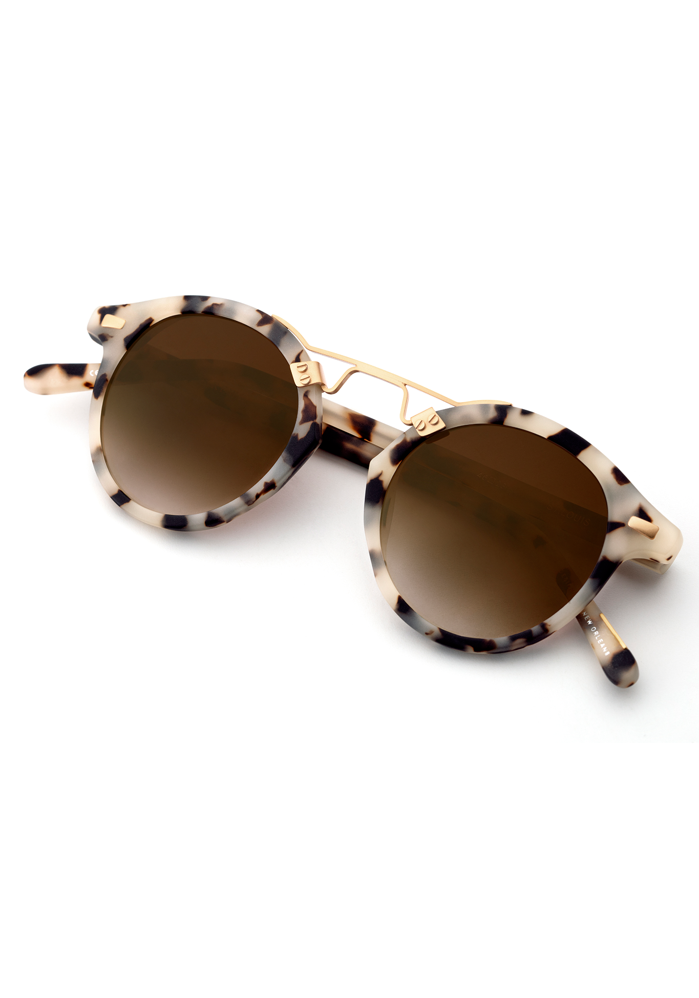 Krewe Sunglasses - St. Louis Classics - Matte Oyster 24K