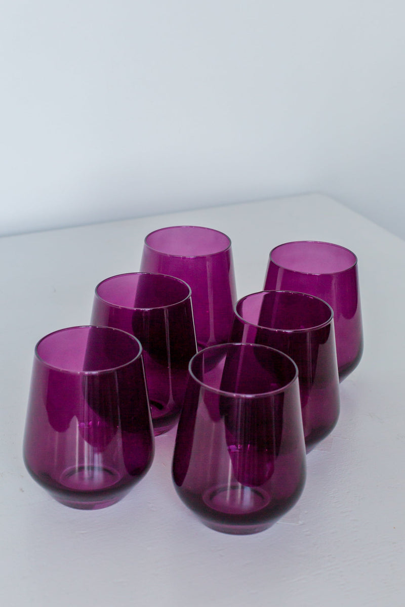 Estelle Stemless Wine Glasses - Set of 6