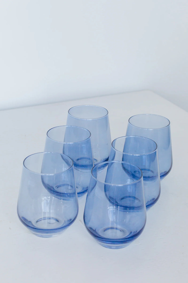 Estelle Stemless Wine Glasses - Set of 6
