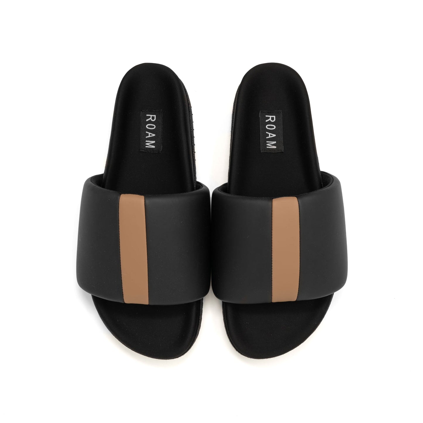 ROAM - Stripe Slider - Black & Beige