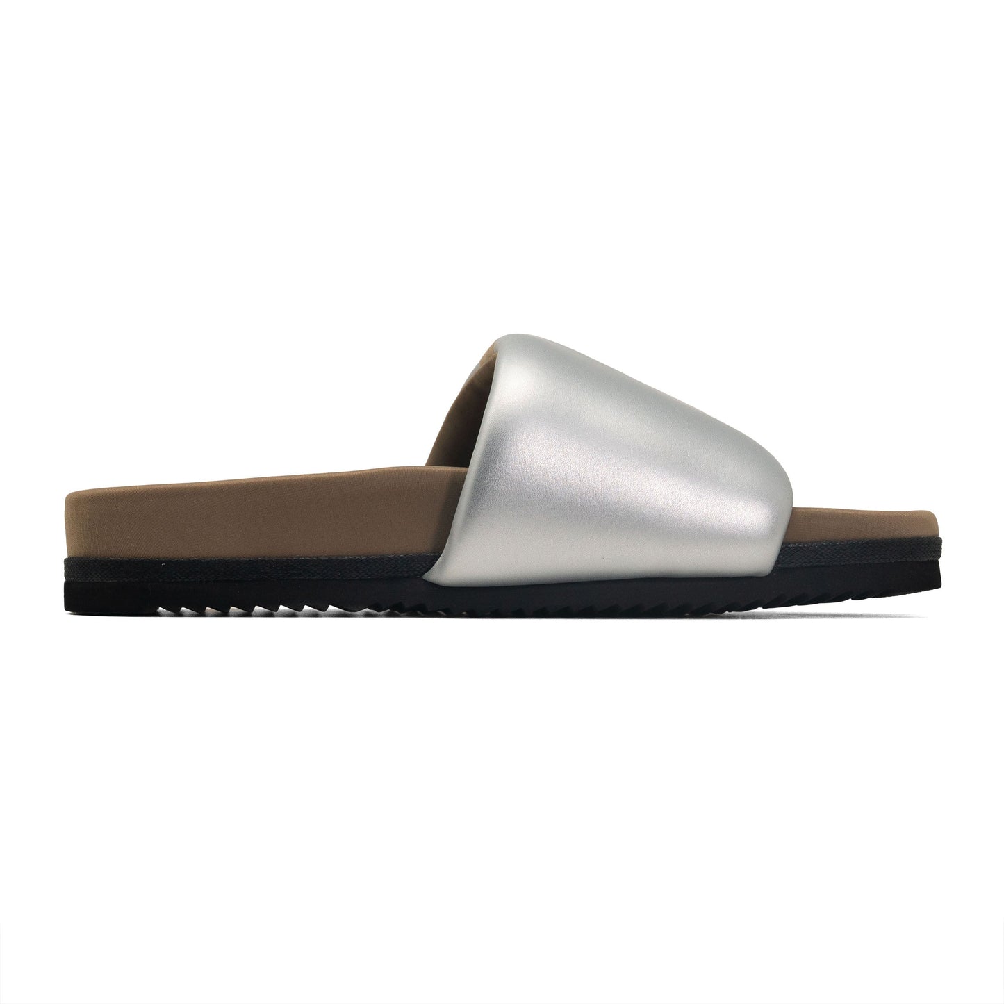 ROAM - Stripe Slider Vegan Leather - Silver & Gold