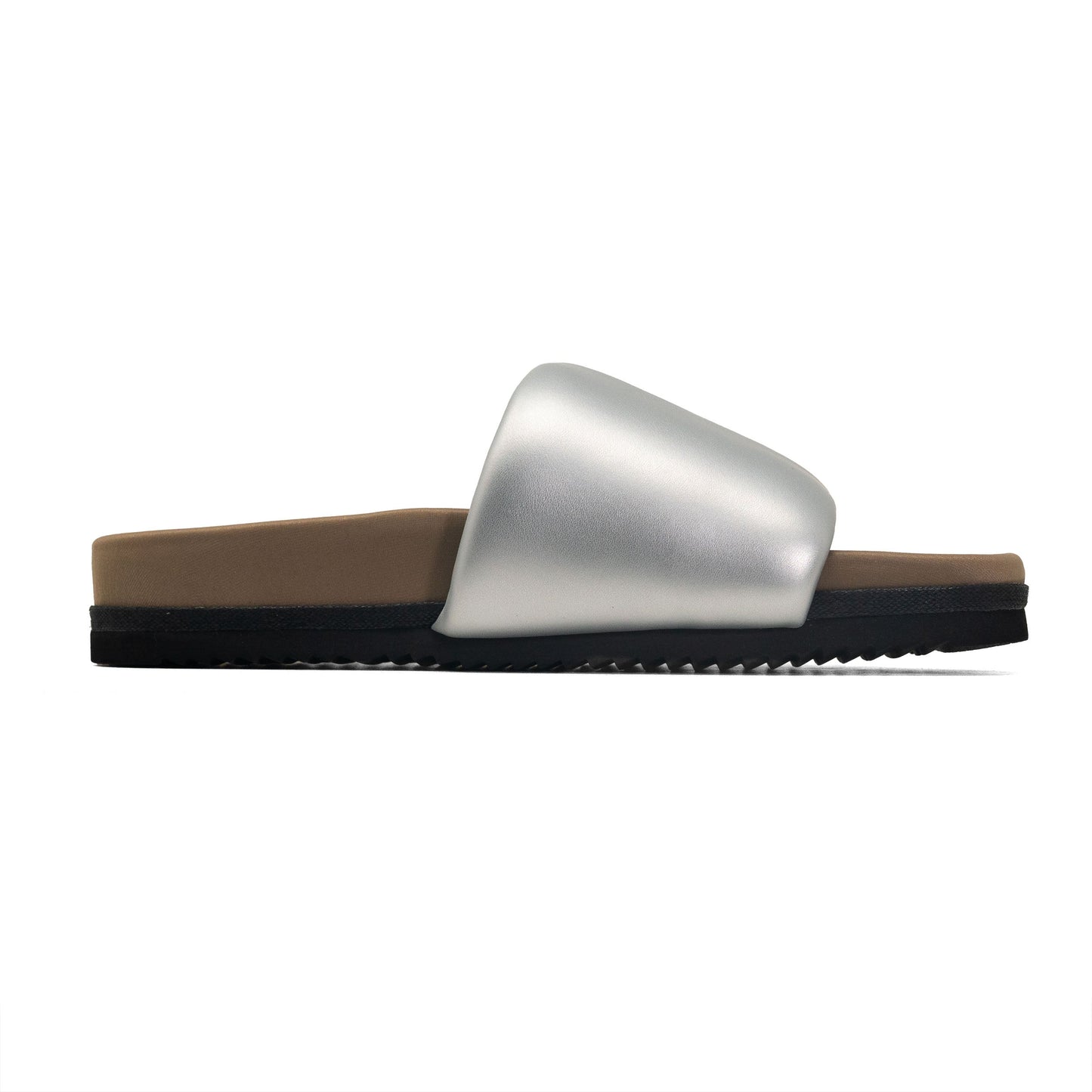 ROAM - Stripe Slider Vegan Leather - Silver & Gold