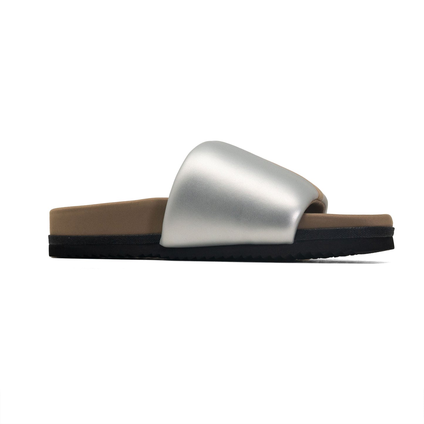ROAM - Stripe Slider Vegan Leather - Silver & Gold