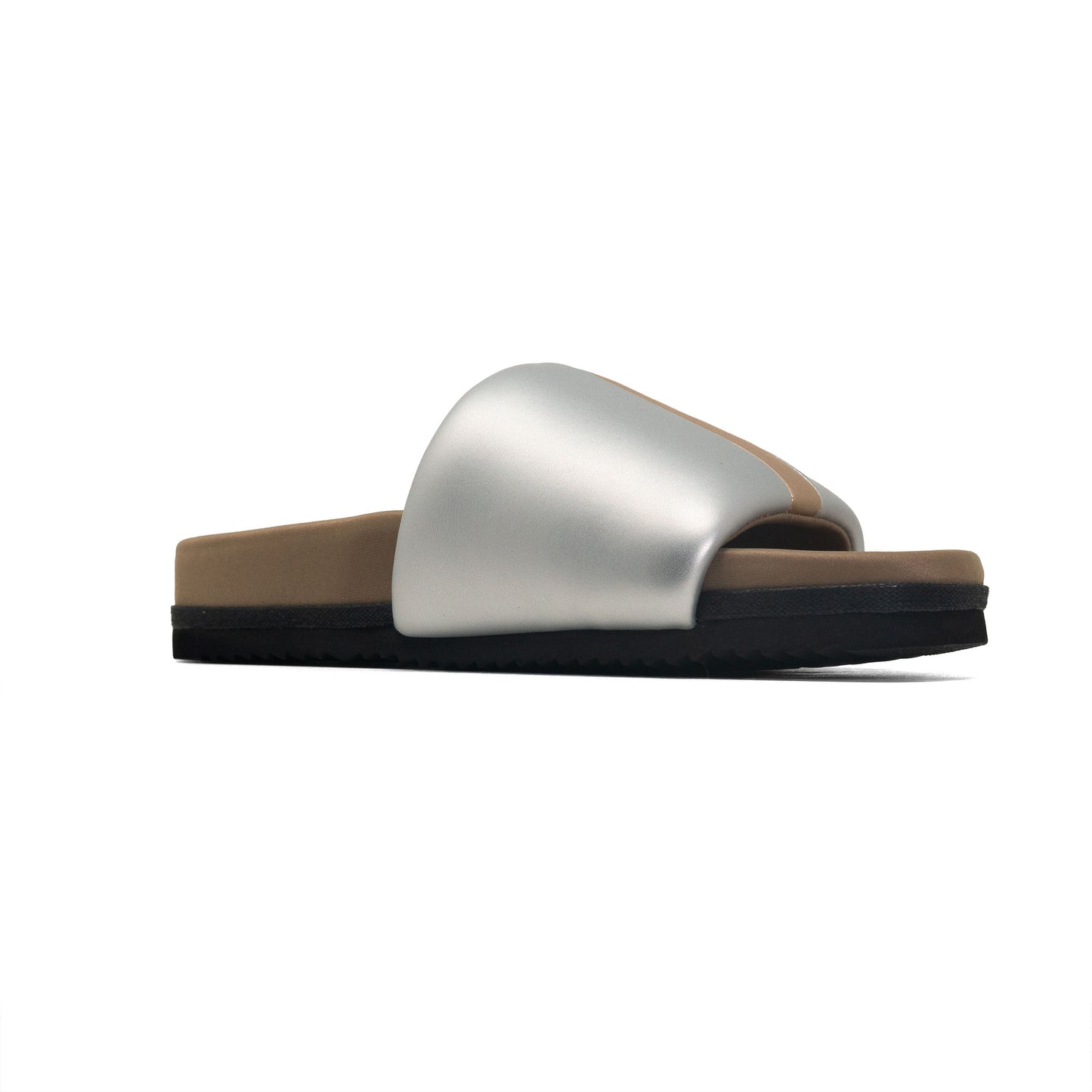 ROAM - Stripe Slider Vegan Leather - Silver & Gold