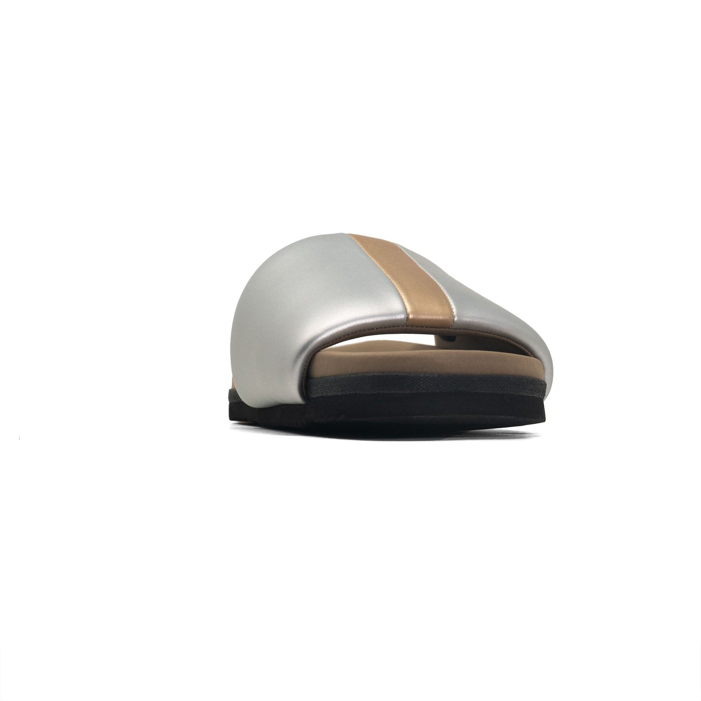 ROAM - Stripe Slider Vegan Leather - Silver & Gold