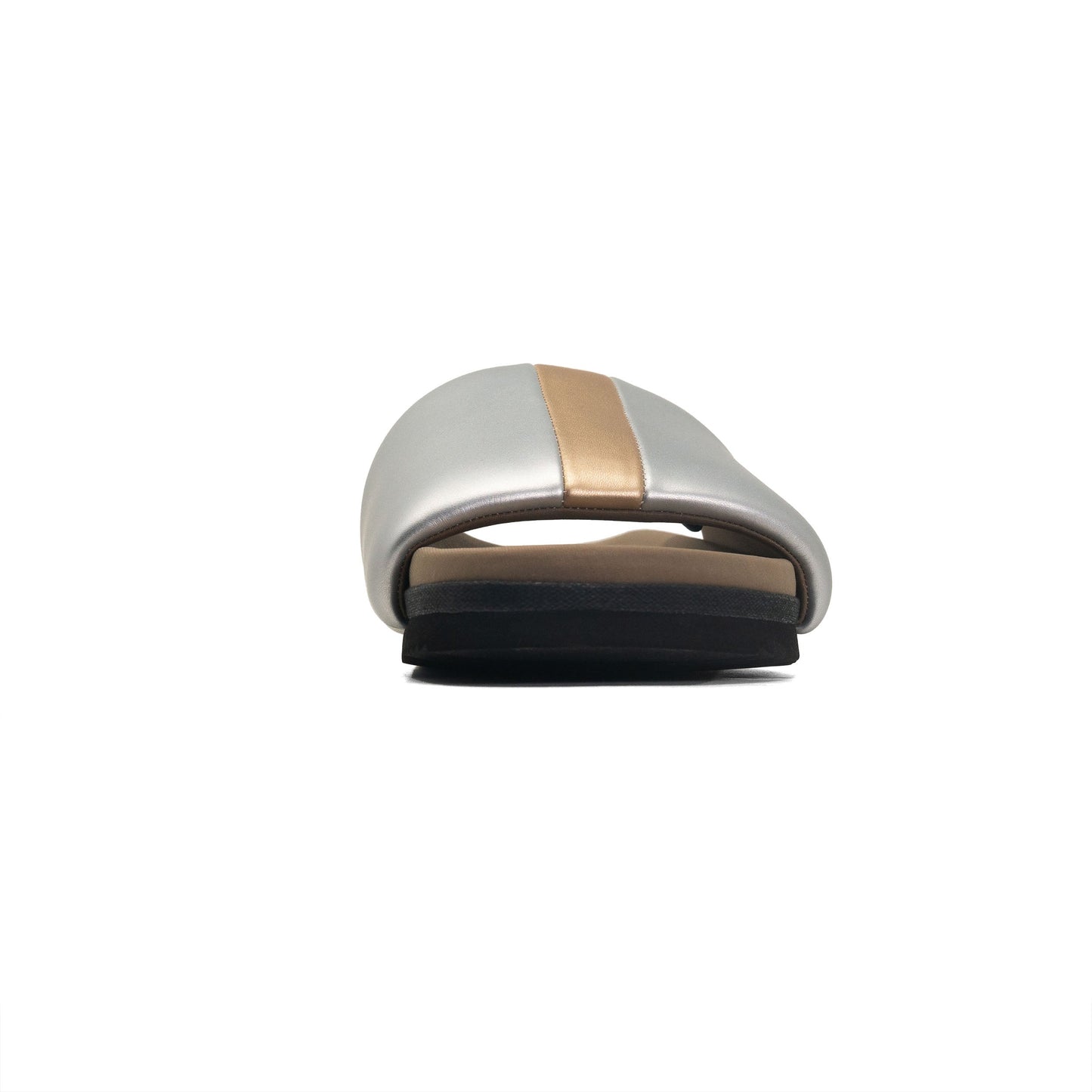 ROAM - Stripe Slider Vegan Leather - Silver & Gold