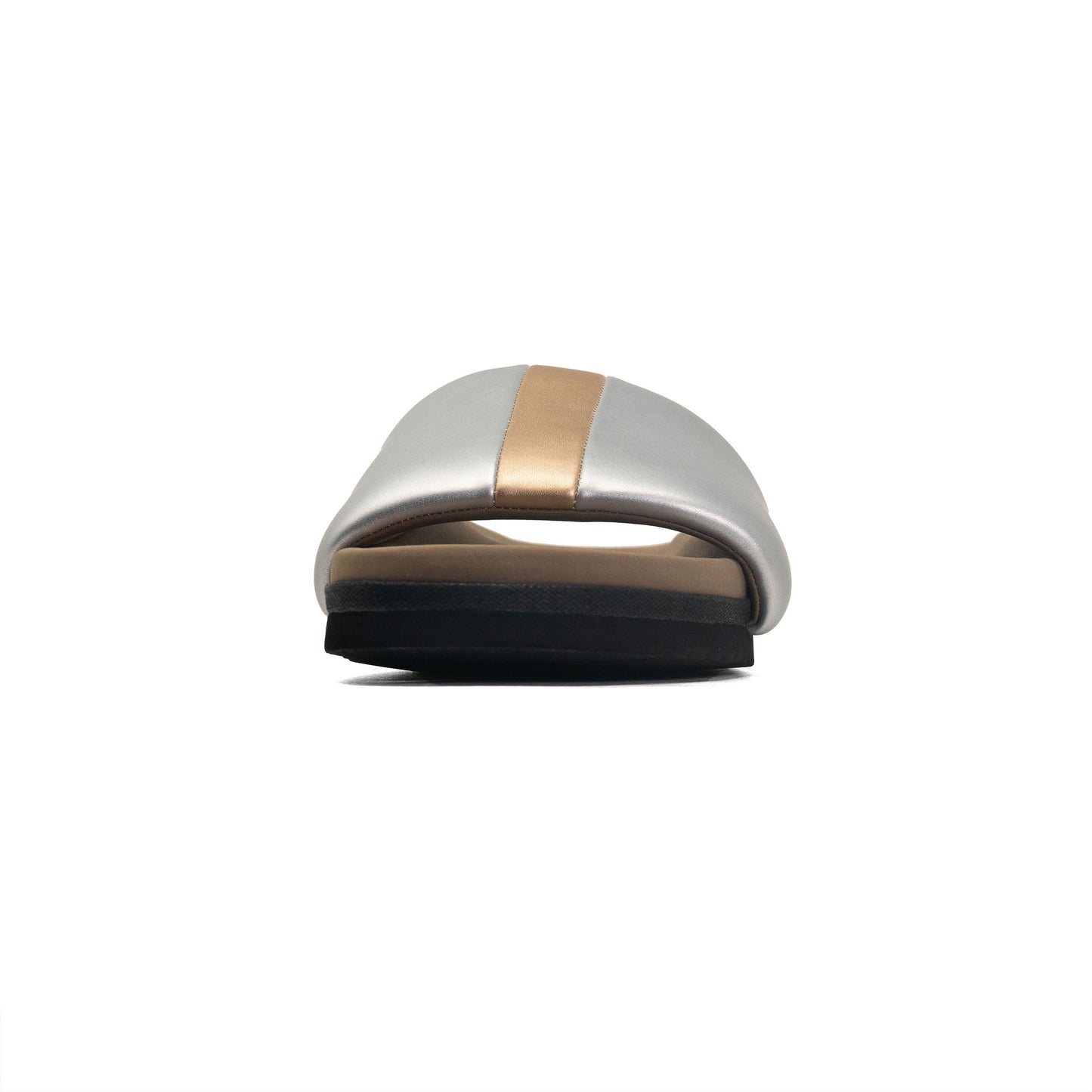 ROAM - Stripe Slider Vegan Leather - Silver & Gold