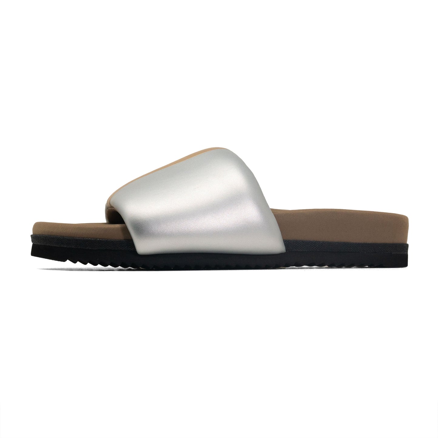 ROAM - Stripe Slider Vegan Leather - Silver & Gold