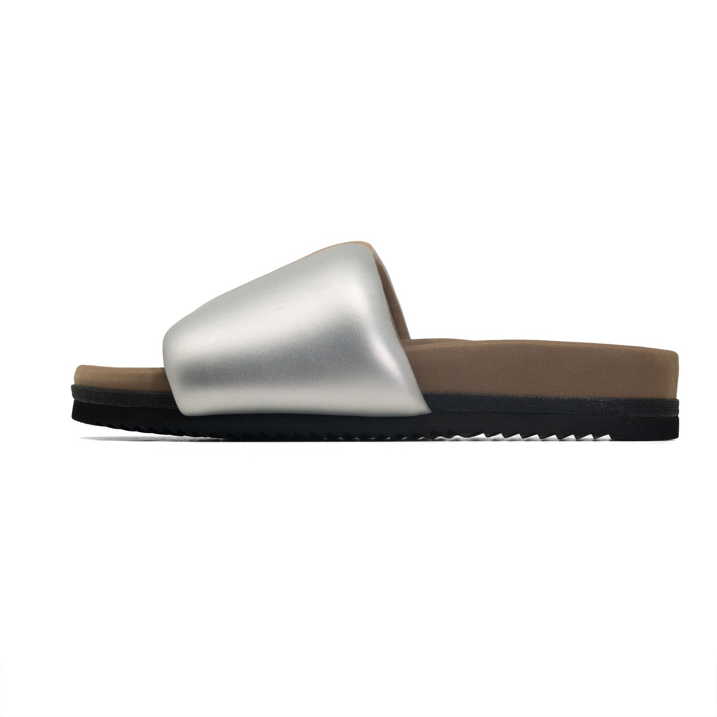ROAM - Stripe Slider Vegan Leather - Silver & Gold