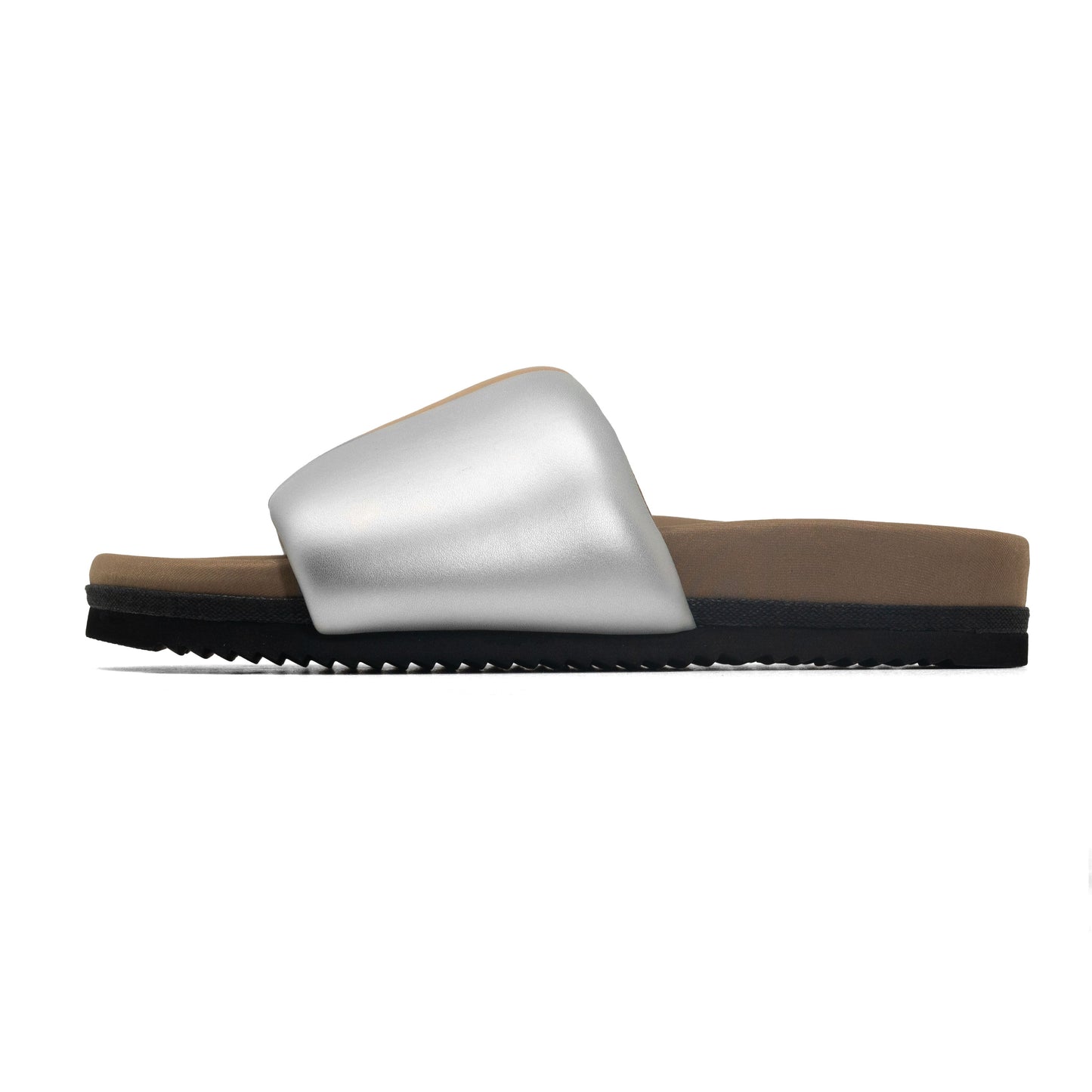 ROAM - Stripe Slider Vegan Leather - Silver & Gold