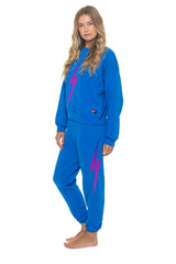 Bolt Fade Sweatpants - Ocean/ Pink/ Purple