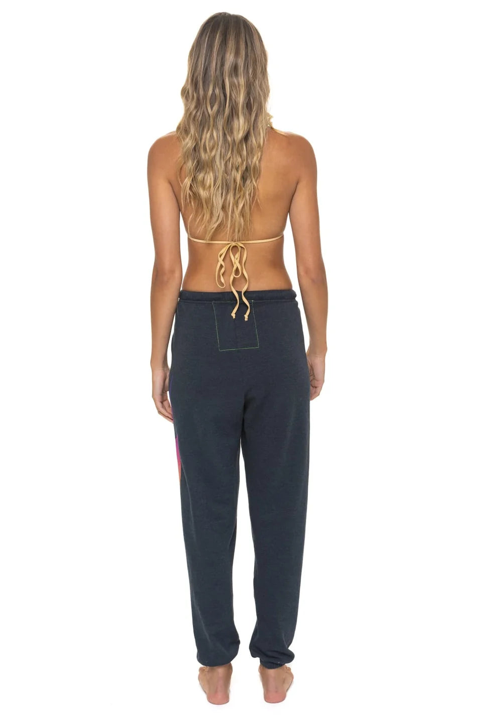 Aviator Nation - Bolt Fade 4 Women's Sweatpant - Charcoal/Pink Purple