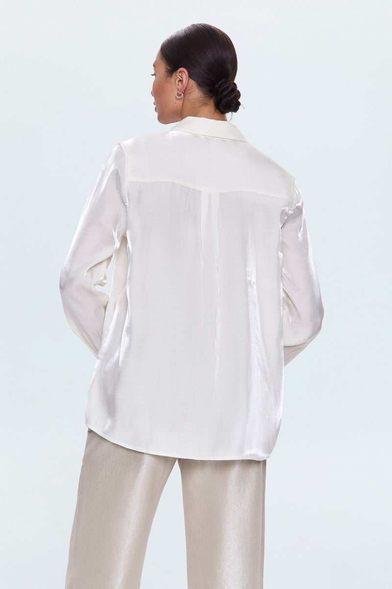 Pistola - Tilda Long Sleeve Button Up - Ecru