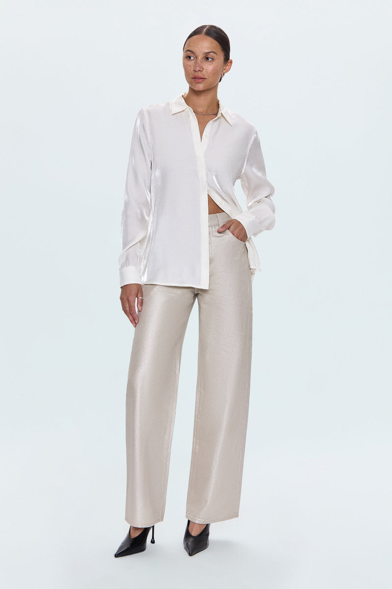 Pistola - Tilda Long Sleeve Button Up - Ecru