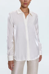 Pistola - Tilda Long Sleeve Button Up - Ecru