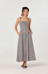 ASTR The Label - Temperance Dress - Black Gingham