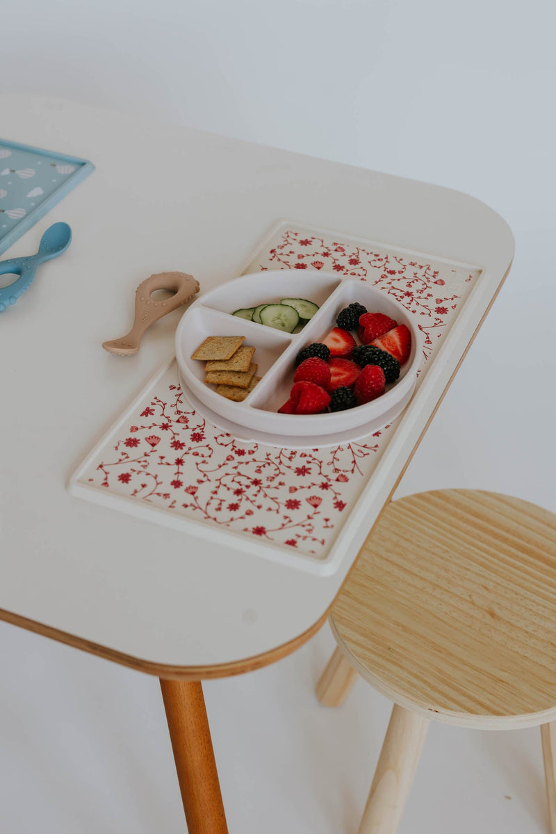 Evri - Silicone Divider Plate - Ivory
