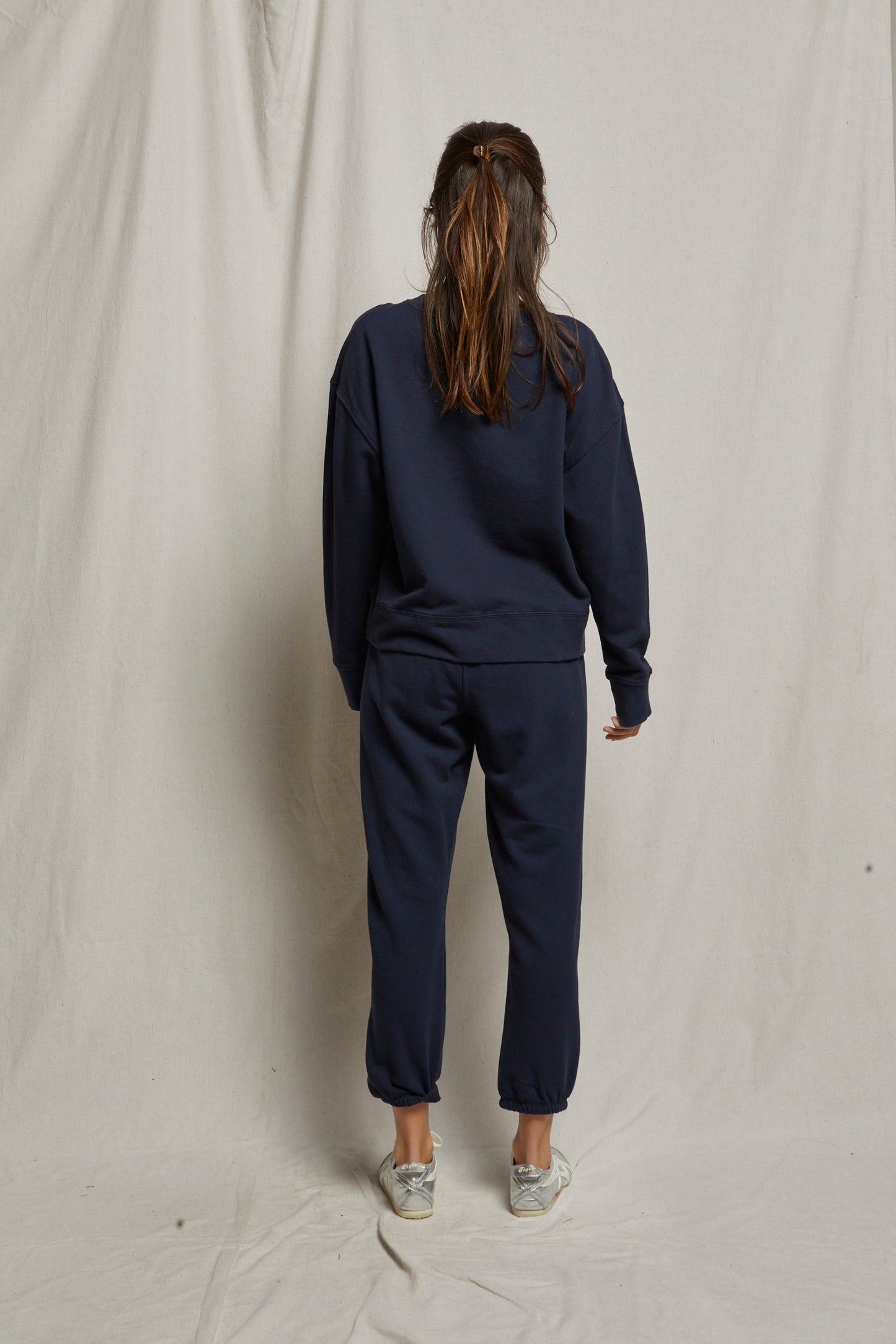 PerfectWhiteTee - Johnny French Terry Easy Sweatpant - Navy