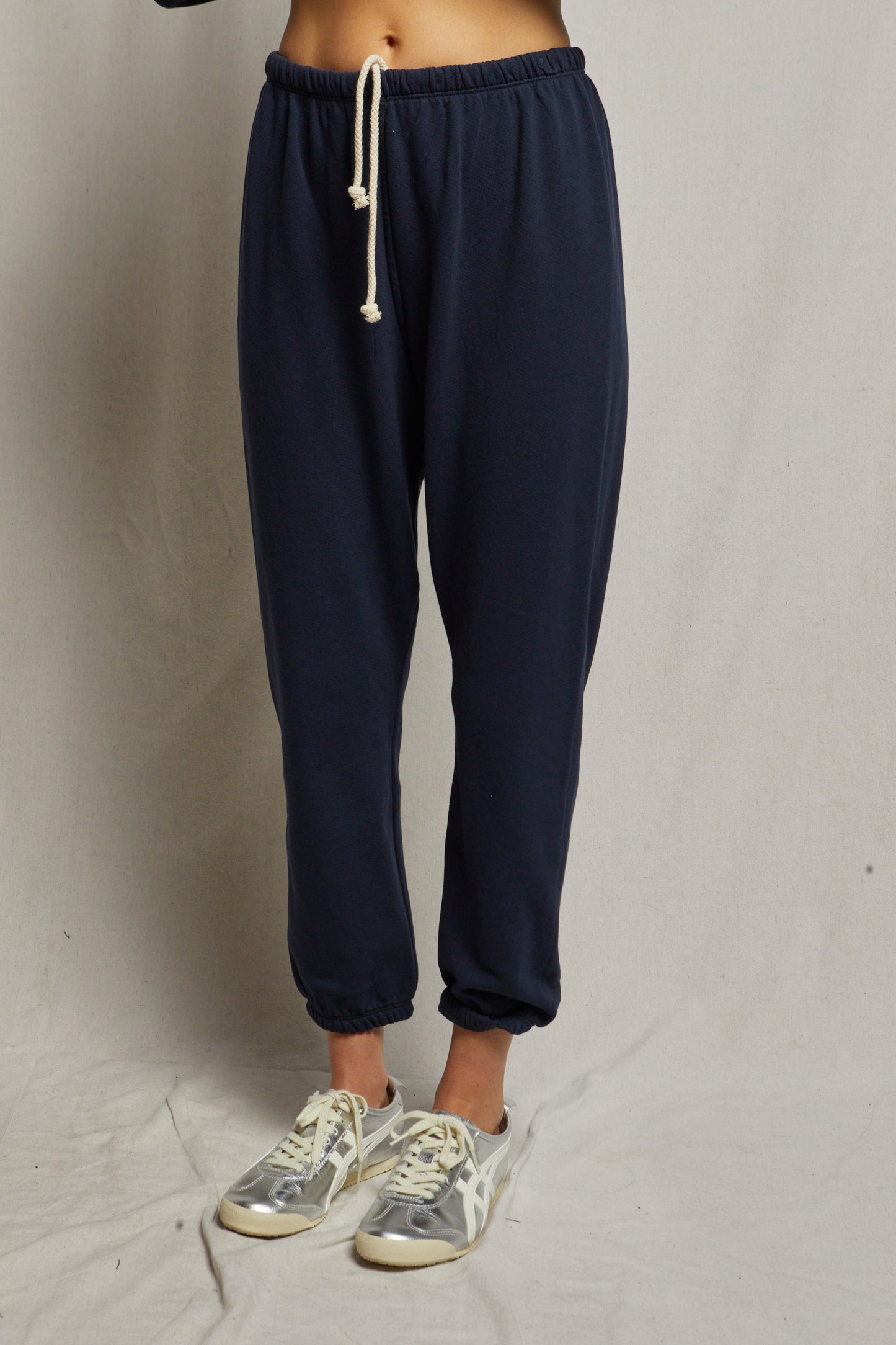 PerfectWhiteTee - Johnny French Terry Easy Sweatpant - Navy