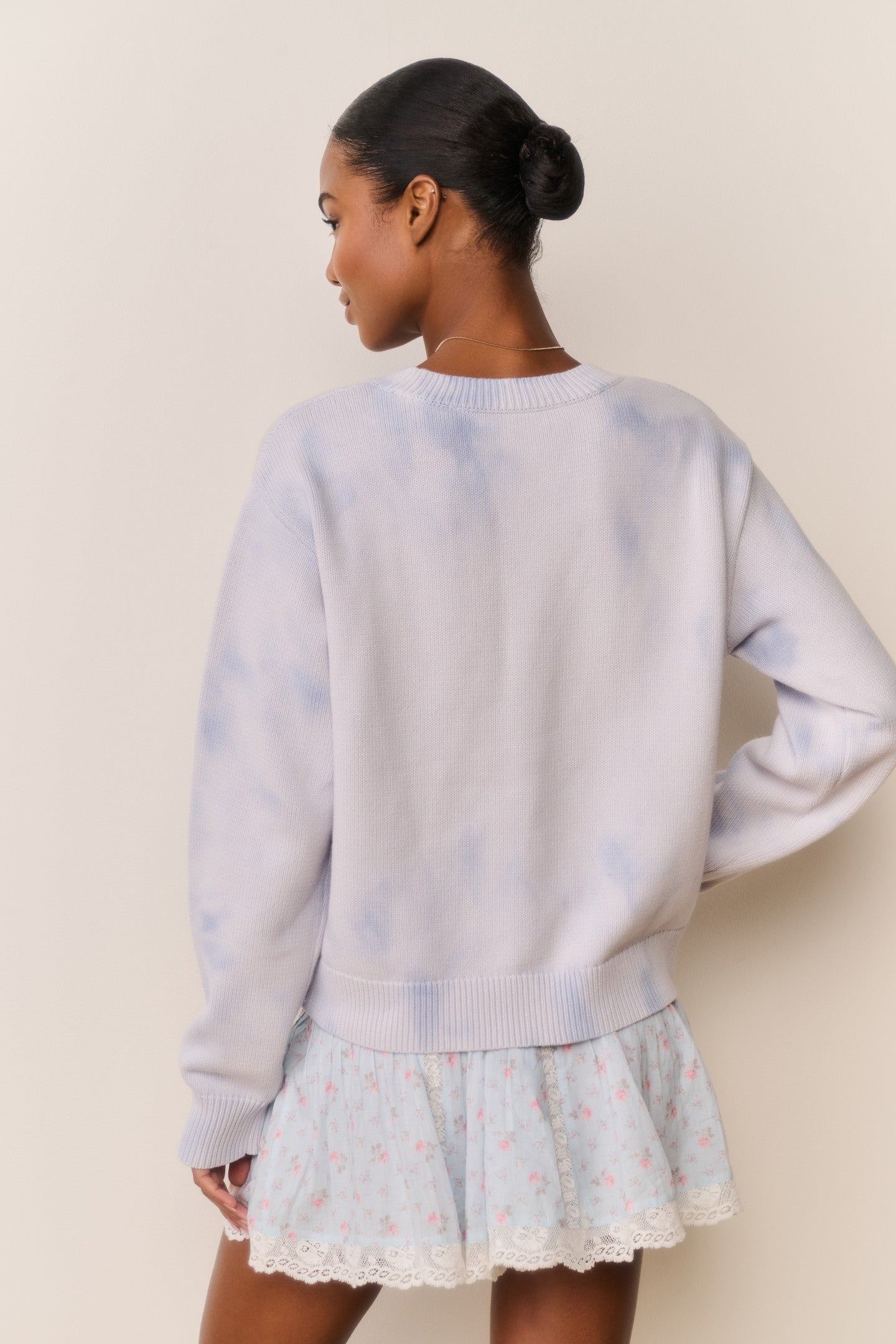 LoveShackFancy - Ty Flag Pullover - Selvedge Sky