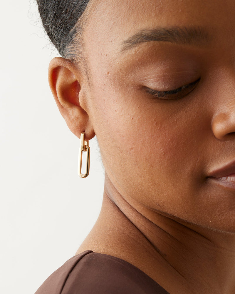 Jenny Bird - Teeni Detachable Link Earrings - High Polish Gold