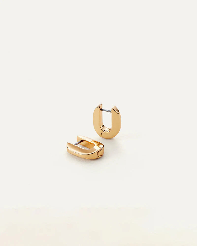 Jenny Bird - Teeni Toni Huggie Earrings - High Polish Gold