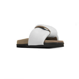ROAM - Puffed Knotty Sandal Vegan Leather - White