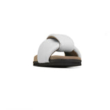 ROAM - Puffed Knotty Sandal Vegan Leather - White