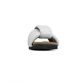 ROAM - Puffed Knotty Sandal Vegan Leather - White