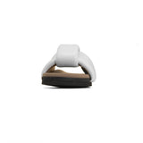 ROAM - Puffed Knotty Sandal Vegan Leather - White
