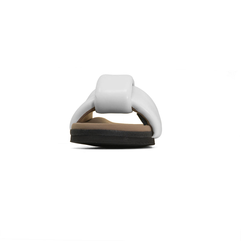 ROAM - Puffed Knotty Sandal Vegan Leather - White