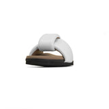 ROAM - Puffed Knotty Sandal Vegan Leather - White