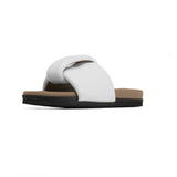 ROAM - Puffed Knotty Sandal Vegan Leather - White